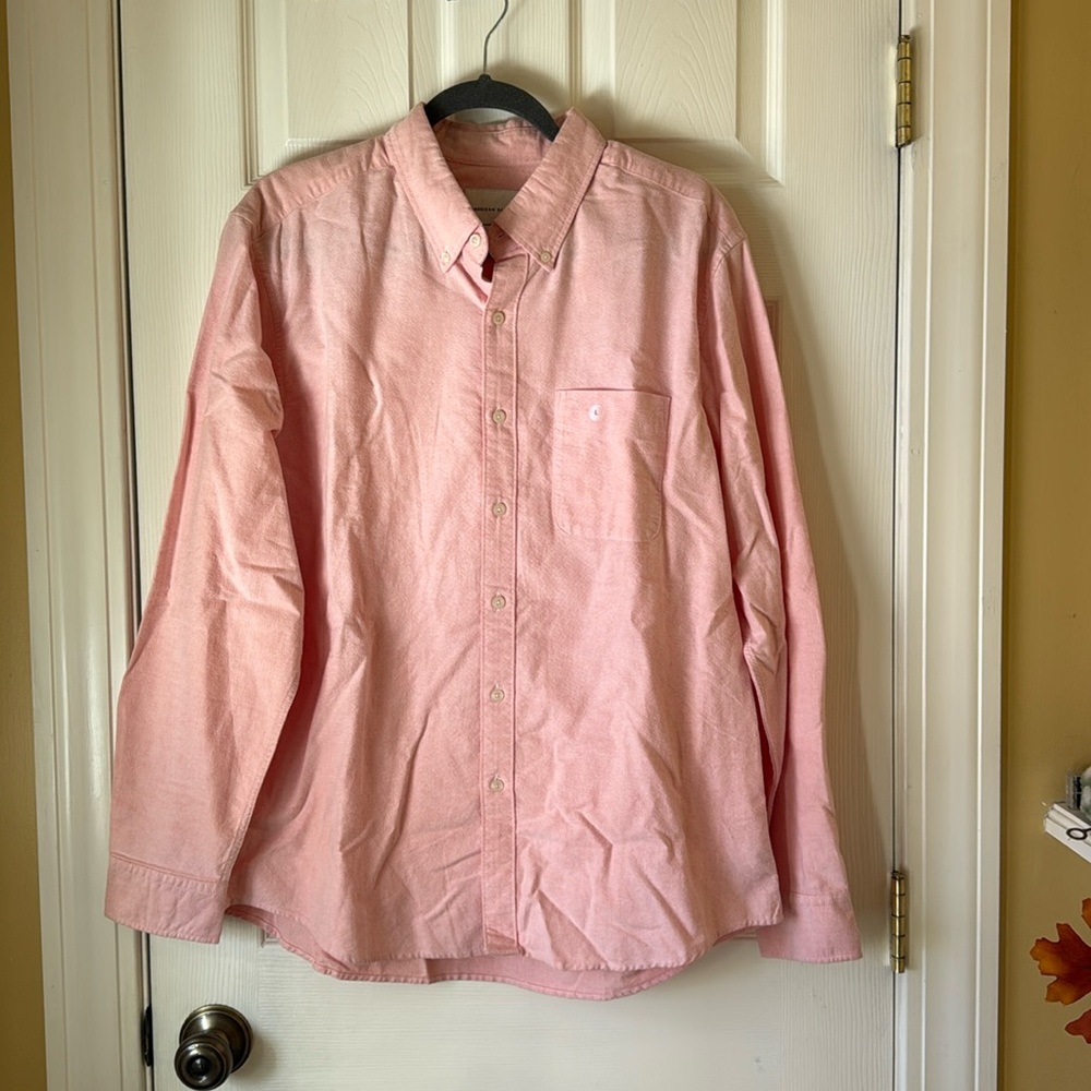 NWT Men’s Pink Button Down